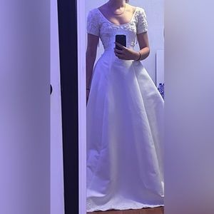Bridgerton themed wedding dress